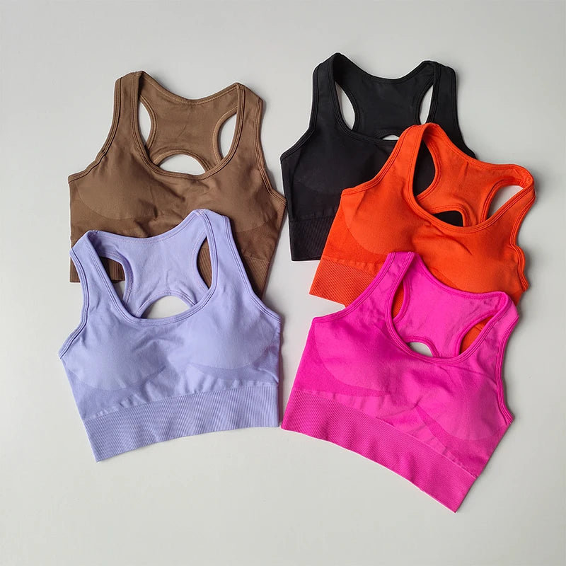 Conjunto de sutiã esportivo feminino 2 peças, sutiã profissional fitness