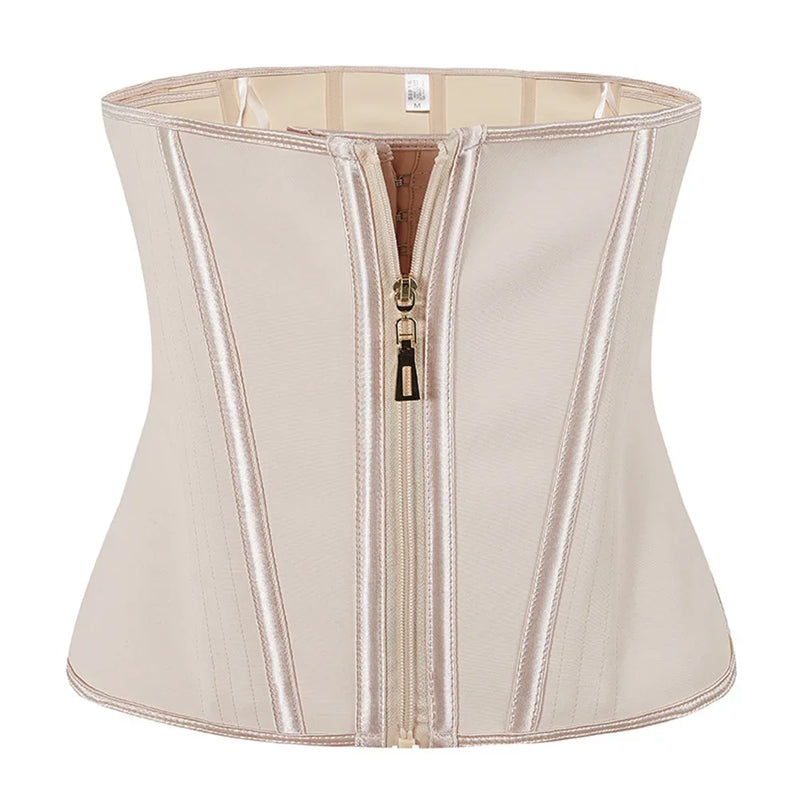 Latex Waist Trainer Women Binders And Sexy Corset Modeling Strap Body Shaper Colombian Girdles Steel Bone Slimming Belt