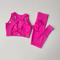 Conjunto de sutiã esportivo feminino 2 peças, sutiã profissional fitness